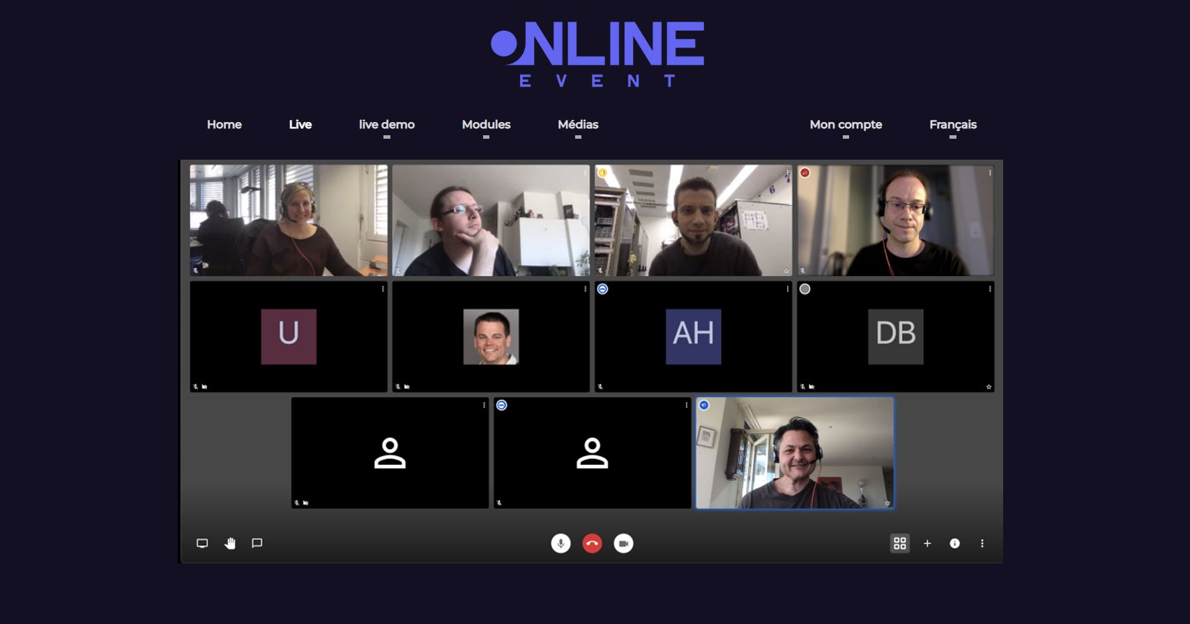 Advanced video conferencing with JITSI Meet Online Event